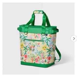 NWT Vacation Backpack Tote Cooler Yellow/Green - Roller Rabbit x Target